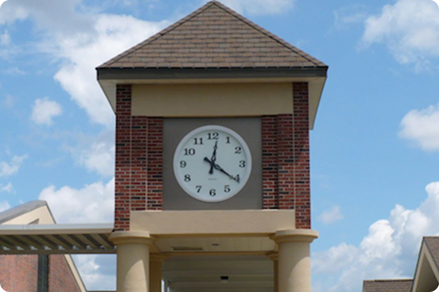 clock tower at school